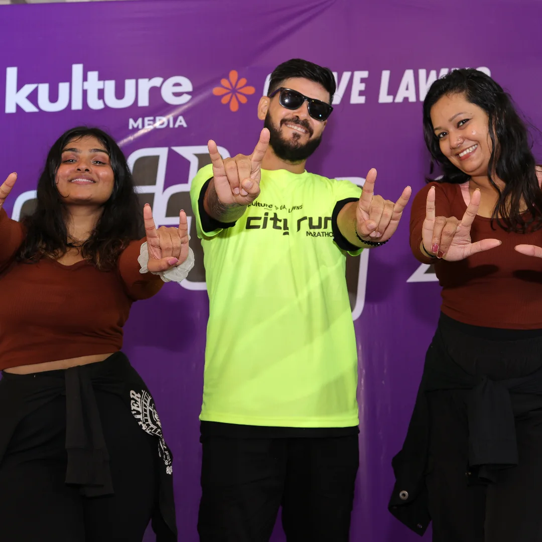 Concert Lights and Crowd